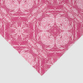 Weich rosa Abstraktes Mandala-Muster Seidenpapier (Ausschnitt)