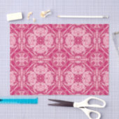 Weich rosa Abstraktes Mandala-Muster Seidenpapier (Handwerk)