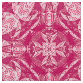 Weich rosa Abstraktes Mandala-Muster Stoff (Nahaufnahme)