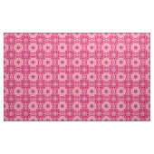 Weich rosa Abstraktes Mandala-Muster Stoff (Yard (91,4 cm))