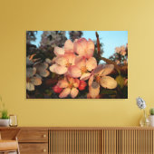 Weich rosa Apfelblüten Wrapped Canvas Print Leinwanddruck (Insitu (Wohnzimmer))