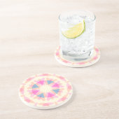 Weich rosa blaue Magic Star Pastellfarben Dekorati Getränkeuntersetzer (Seite)