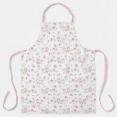 Weich rosa Blume Schürze (Vorderseite)