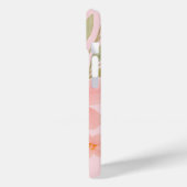 Weich rosa Blumenmuster Aquarell Illustration Case-Mate iPhone Hülle (Rückseite / Links)