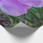 Weich rosa Blüte Geschenkpapier (Ecke)