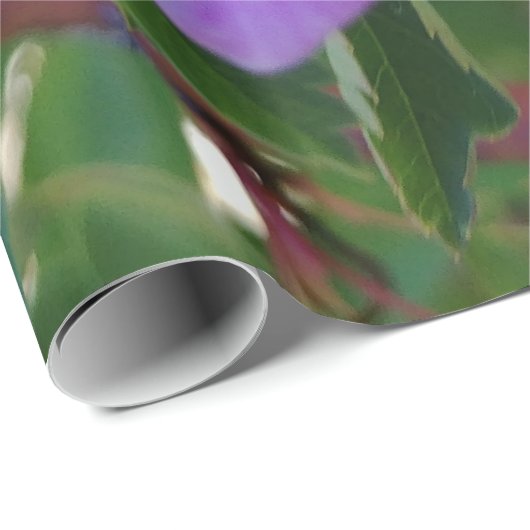 Weich rosa Blüte Geschenkpapier (Rolleneckpunkt)