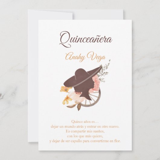 Weich rosa Charra Wasserfarben Einladung, rosa Einladung (Rückseite)