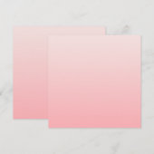 Weich rosa Farbverlauf (Vorne/Hinten)
