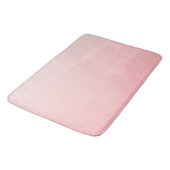 Weich rosa Farbverlauf Badematte (Schrägansicht)