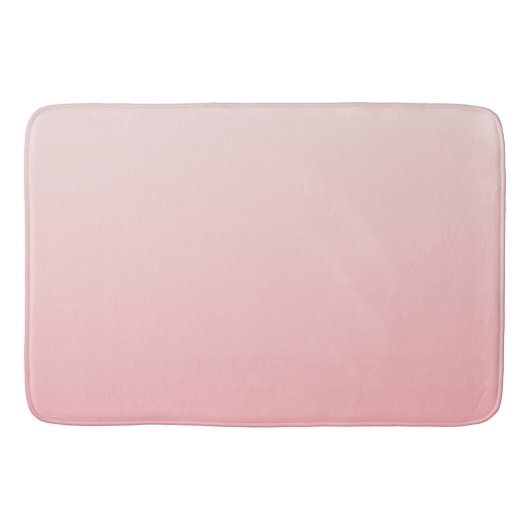 Weich rosa Farbverlauf Badematte (Vorderseite)