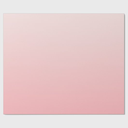 Weich rosa Farbverlauf Geschenkpapier (Flach)