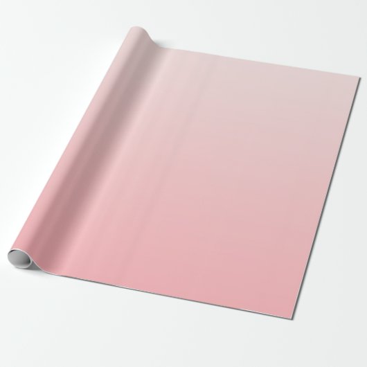 Weich rosa Farbverlauf Geschenkpapier (Ungerollt)