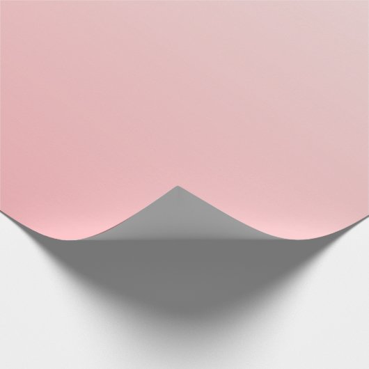 Weich rosa Farbverlauf Geschenkpapier (Ecke)