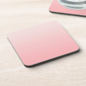 Weich rosa Farbverlauf Getränkeuntersetzer (Linke Seite)