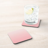 Weich rosa Farbverlauf Getränkeuntersetzer (Rechte Seite)