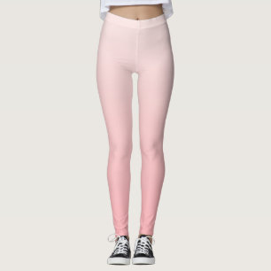 Weich rosa Farbverlauf Leggings