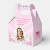 Weich rosa FOTO, Vorlieben Box Personalisiert Geschenkschachtel (Vorderseite)