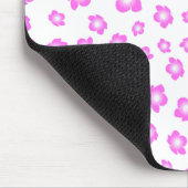 Weich rosa Hibiskus floral Mousepad (Ecke)