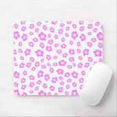 Weich rosa Hibiskus floral Mousepad (Mit Mouse)