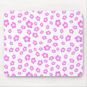Weich rosa Hibiskus floral Mousepad