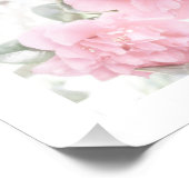 Weich rosa Kamelien Fotodruck (Ecke)