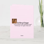 Weich Rosa Karte (Rückseite)