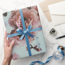Weich rosa Kirschblossom Wrapping Paper