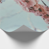 Weich rosa Kirschblossom Wrapping Paper Geschenkpapier (Ecke)