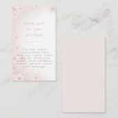 Weich rosa Kirschblüte Hintergrund einfügen Karte (Vorne/Hinten)