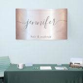 Weich rosa leuchtend attraktive Skript minimalisti Banner (Messeveranstaltung)