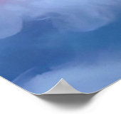 Weich rosa Lilien Poster (Ecke)