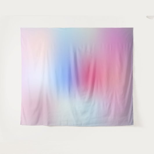 Weich rosa Moderne Farben Wandteppich (Vorderseite (Horizontal))