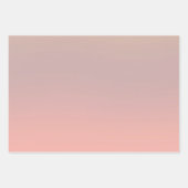 Weich rosa Ombre Packpapier Geschenkpapier Set (Vorderseite 3)