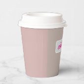 Weich rosa Papier Cup - Perfekt für Bachelorettes Pappbecher (Rechts)