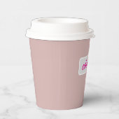 Weich rosa Papier Cup - Perfekt für Bachelorettes Pappbecher (Rechts)