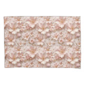 Weich rosa Pastell floral Kissenbezug (Vorderseite)