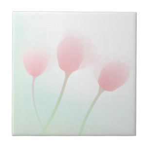 Weich rosa Pastell Tulips Hochzeit Fliese