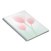 Weich rosa Pastell Tulips Hochzeit Notizblock (Rechte Seite)