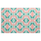 Weich rosa Pfirsich Bernstein Yucca und Arbor Gree Stoff (Fat Quarter (45,7 x 55,9 cm))