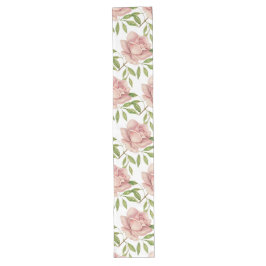 Weich rosa Rose Großer Tischläufer