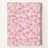 Weich rosa Rosen und Herz Journal Notizblock (Rückseite)