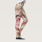 Weich rosa Rosen Weich Chic Einzigartig Leggings (Rechts)