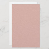Weich rosa Sand Textur Briefpapier (Vorne/Hinten)