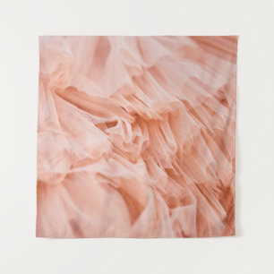 Weich rosa Stoff in Pastellfarben. Stoffe Wandteppich