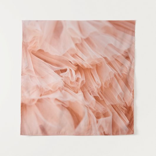 Weich rosa Stoff in Pastellfarben. Stoffe Wandteppich (Vorderseite)