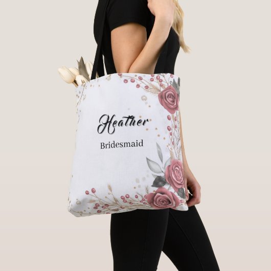 Weich rosa Tasche (Von Nahem)