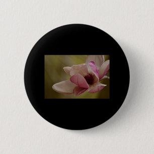 Weich rosa Träume blühen Sticker Button