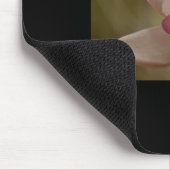 Weich rosa Träume blühen Sticker Mousepad (Ecke)