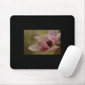 Weich rosa Träume blühen Sticker Mousepad (Mit Mouse)