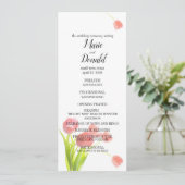 Weich rosa Tulissen Programm (Stehend Vorderseite)